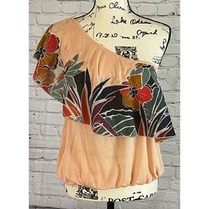 NEW Free People Women’s Annka Peach Bubble Top (Size S)
